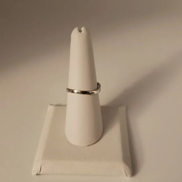 Ocean Wave Ring 925 Sterling Silver Size 8 Crest Cresting Surf Beach Minimalist - Picture 3 of 8